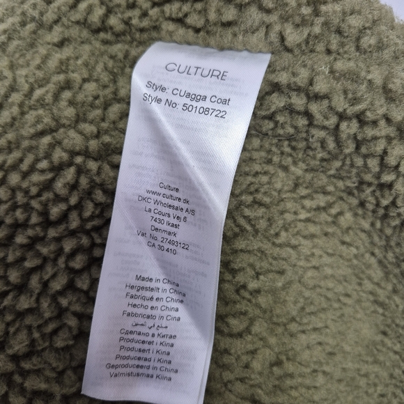 Culture Agga Breathe Oversized Jacket Size XS - Picture 11 of 16